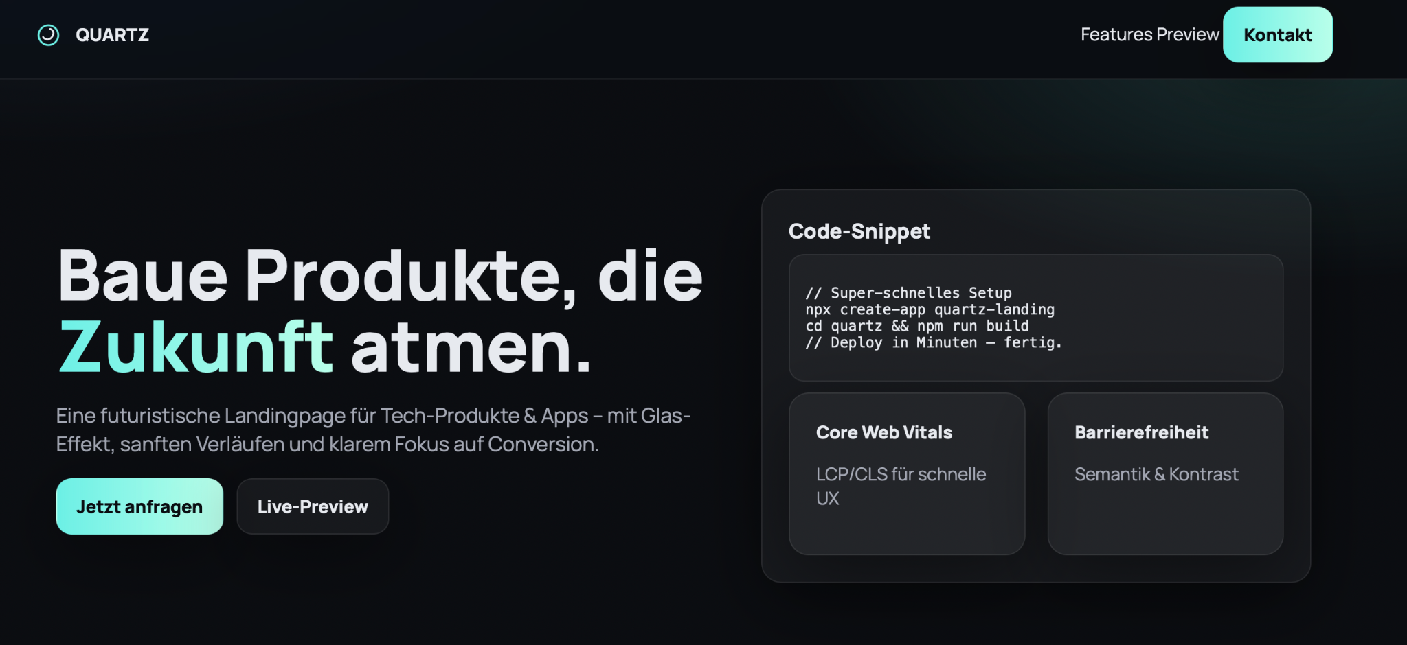 Quartz – Dark Branding Case